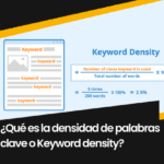 ¿Qué es la densidad de palabras clave o Keyword density?